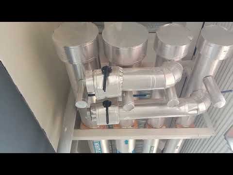 Chilled water Line with Cladding