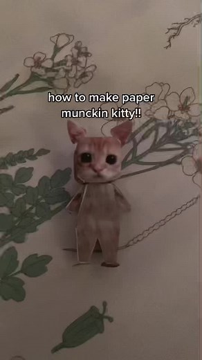 DIY: How to Make a Paper Munchkin Cat
