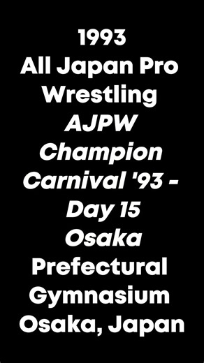 April 12 in Pro Wrestling Volume Three