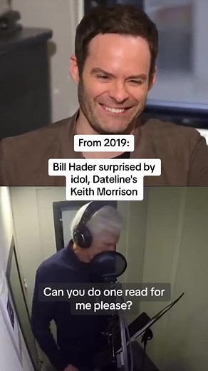#BillHader portrayed @Dateline NBC correspondent #KeithMorrison on #SaturdayNightLive — and the two were finally able to meet in real life on #SundayTODAY. #SNL