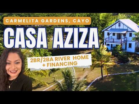 Riverfront Home in Belize | 2BR/2BA Off-Grid Living in Cayo – $350K | Carmelita Gardens