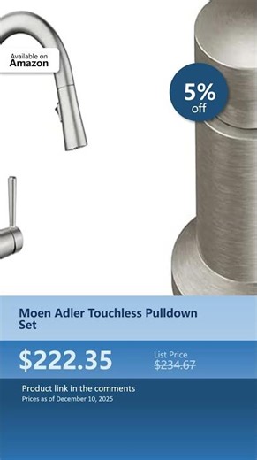Moen Adler Touchless Pulldown Set