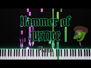 Hammer Of Justice - Deltarune Chapter 4 (Piano Tutorial)