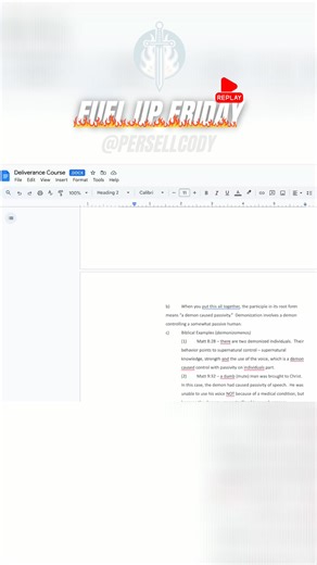 👀 Can Christians Really Be Demonized? There’s a lot of confusion around the Greek word “demonizomai.” Is it possession? Or influence? And what does the Bible actually say? In this clip, we break it down: 🔍 The word demonizomai doesn’t mean full possession 💡 It’s better understood as spiritual influence—a level of control, not total domination 📖 Nowhere in Scripture does it say Christians can’t have demons 🗣 “Demonizomai is better described as being influenced or controlled in an area—physic