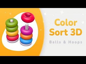 Color Sort 3D — Hoop Puzzle (by ZephyrMobile) IOS Gameplay Video (HD)