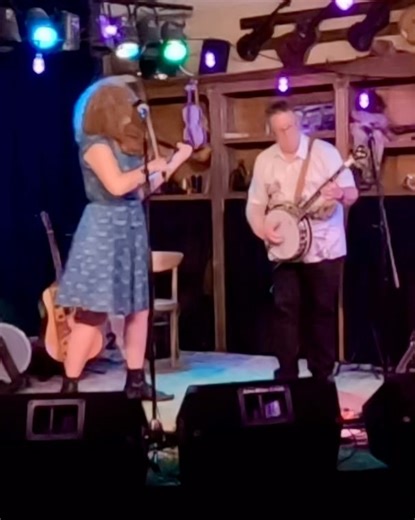 Cherry Grove (a Becky Buller original fiddle tune) Becky & Ned at the Purple Fiddle. | Ned Luberecki