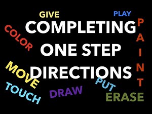 One Step Directions With New Activities