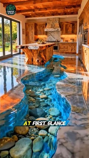 This Floor Isn’t Art… It’s Actually Walkable 🤯 #viral #trending