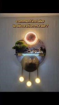 comment installer la décoration murale ?👉 prix : négociable👉 vinted:(sofiamzd)👉 état : neuf #vinted