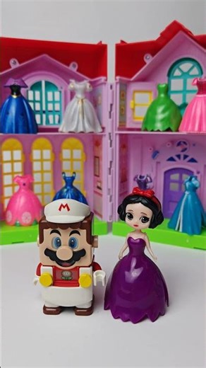 Lego Mario favorite princess #lego #funny #supermario #mario #nintendo #supermariobros #shorts