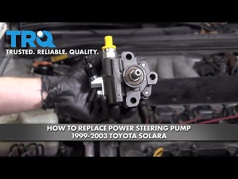 How To Replace Power Steering Pump 1999-2003 Toyota Solara