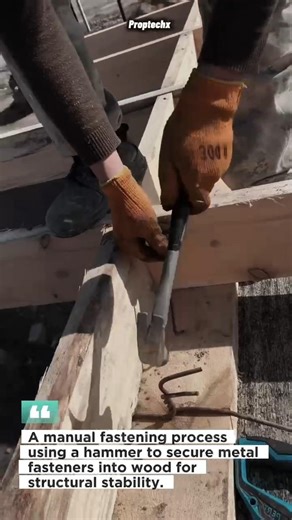 Strong Wood Fastening Technique Using Hammer | Quick Build #DIY #Construction #Tools