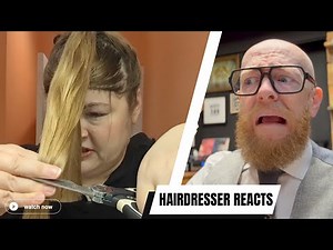Hairdresser Reacts to the Unicorn Haircut Fail | DIY Haircut Gone Wrong