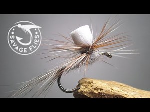 Tying a Parachute Adams - with a marshmallow twist