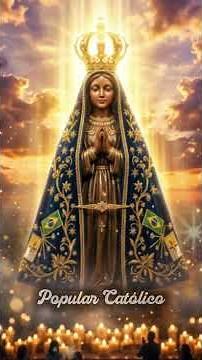 Nossa Senhora Aparecida 🙏✨ Mãe de Misericórdia #católico #oração #devoção