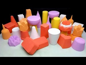 ASMR crunchy baking soda for sleep | pastel colors