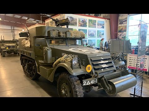 Driving a WWII US Army M3A1 Halftrack