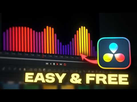 FREE Real Time Audio Visualiser Plugin for DaVinci Resolve