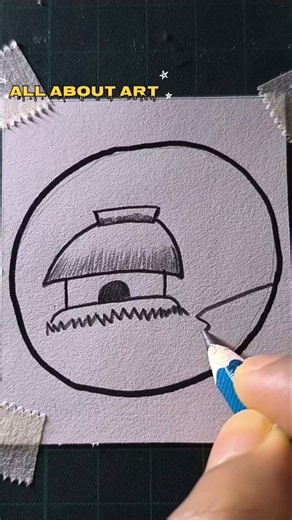 how to draw a house for beginners