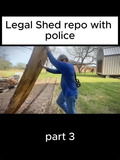 Legal Shed repo with police
