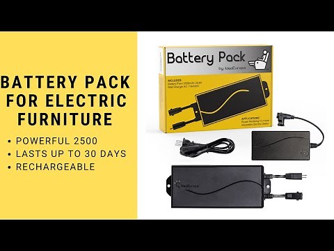 How to Install and Use a Battery Pack for Reclining Furniture with Charger - Rechargeable Power Pack