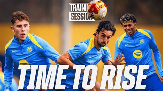 Training with one goal in mind: #BarçaAtlético | FC Barcelona