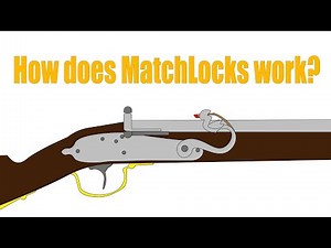 How a Matchlock gun works?