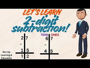 2-digit subtraction Animated for Kids.....