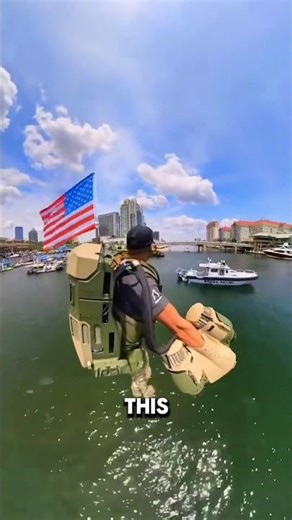Real Jet Pack Flight 🔥 Man Flies at 100+ MPH Like a Superhero! #amazing #usa #jetpack