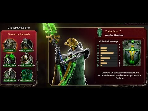 WARPFORGE : Dynastie Sautekh : Didacticiel 3 [Walkthrough 🇫🇷 no commentary 🇫🇷]