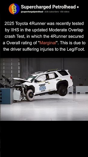 Toyota 4Runner crash test