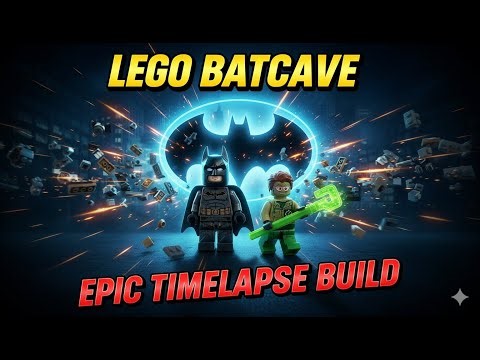 LEGO 76183 Batcave Speed Build – The Riddler Face-Off Timelapse & Full Review