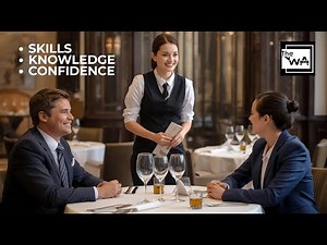 Greeting the guests in Fine Dining - Full Tutorial. Restaurant Staff Training Video