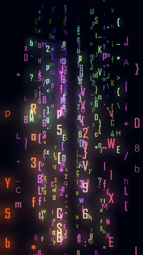 Crear una cascada de sintaxis neón en TouchDesigner