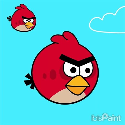 Angry Birds Red Speedpaint #angrybirds #gaming #drawing #speedpaint #art