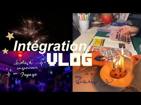 vlog 🎇 semaine d’intégration en école d’ingénieur | accroche-cœurs, journaling