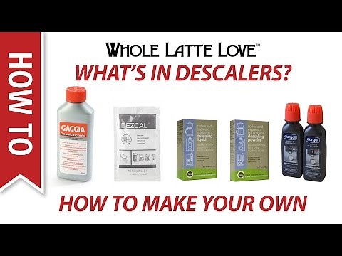 What's in Espresso Machine Descaling Products and How to Make Your Own Descaler