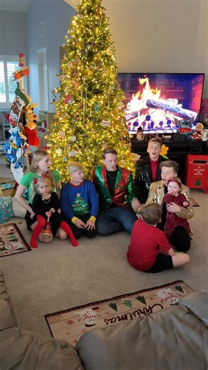 Kristine • Family Fun Pack on Instagram: "They've grown so much in just a short while! I think I need to post all of our singing videos because they're so nostalgic 🥹#awayinamanger #christmas #singing #familyfunpack"