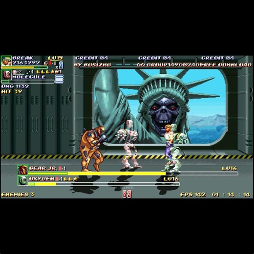 Streets of Rage Chaos 3 Robots (Break / Axel Clone) | OpenBoR Gamer #openbor