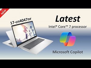 HP 17-cn4047nr Laptop with Intel® Core™ 7 processor, Intel® Graphics and 16 GB memory