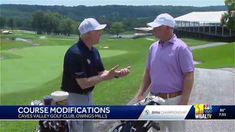 'Get in the Go Zone': Pete plays newly enhanced final 3 holes at Caves Valley