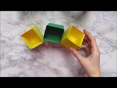 Cum sa faci o Cutie din Hartie Colorata?