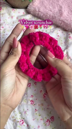 how to crochet a scrunchie #crochetscrunchies #scrunchiestutorial