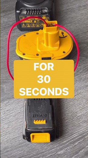 Repair dead DeWALT battery - DeWalt Battery Won’t Charge