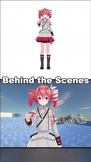 Behind the Scenes - Miku & Teto play Minecraft【MMD Animation】#mmdshorts #mikuhatsune #minecraft