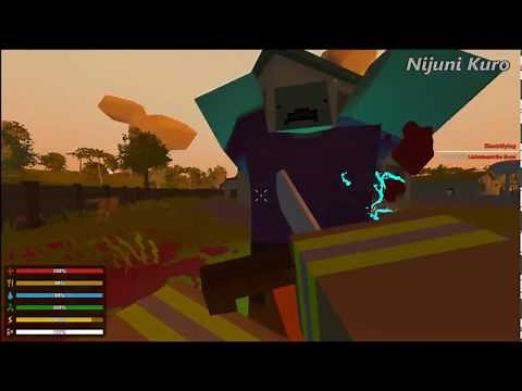 Unturned 3.20.2.0 - Chainsaw vs Lightning-Strike Boss (Easy)