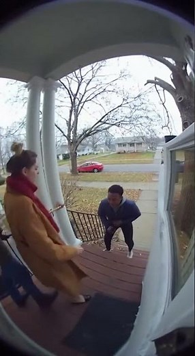 Squirrel Surprise Caught on Doorbell Cam!