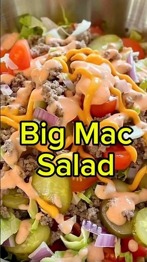 Big Mac Salad #recipe