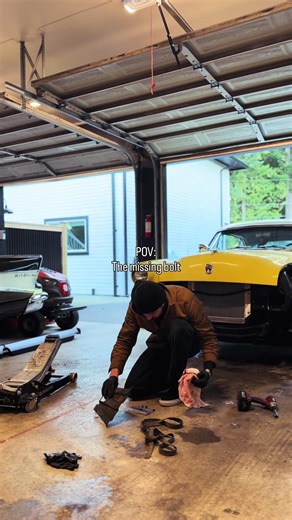 This was supposed to be a sway bar install video 🤷‍♂️ #classiccar #oldcar #diy #garage