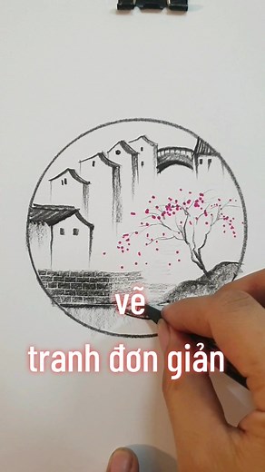 Hướng dẫn vẽ tranh đơn giản và góc học tập cơ bản